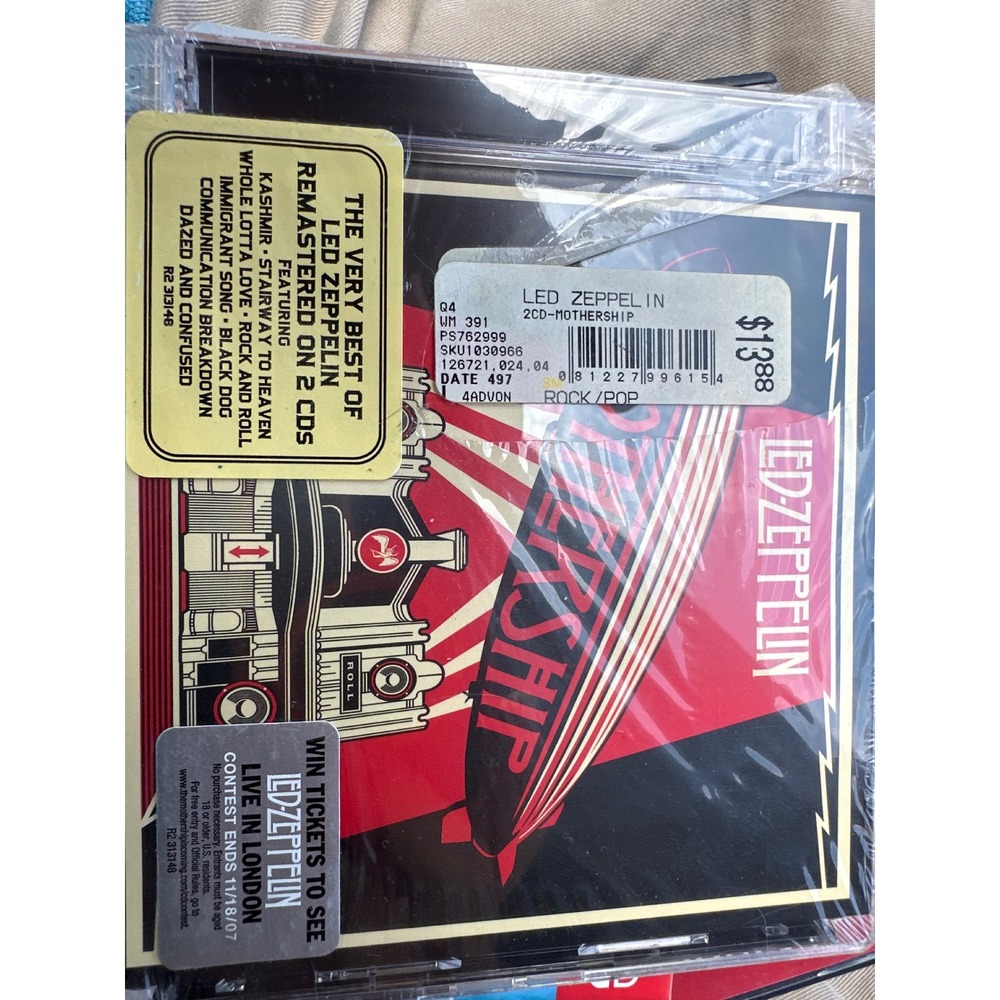 Led Zeppelin Mothership 2 CD Remastered Best Of Compilation 2007 New Sealed